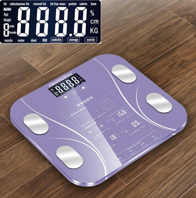 Body Index Electronic Smart Weighing Scales Bathroom Body Fat bmi Scale Digital Human Weight Mi Scales Floor lcd display